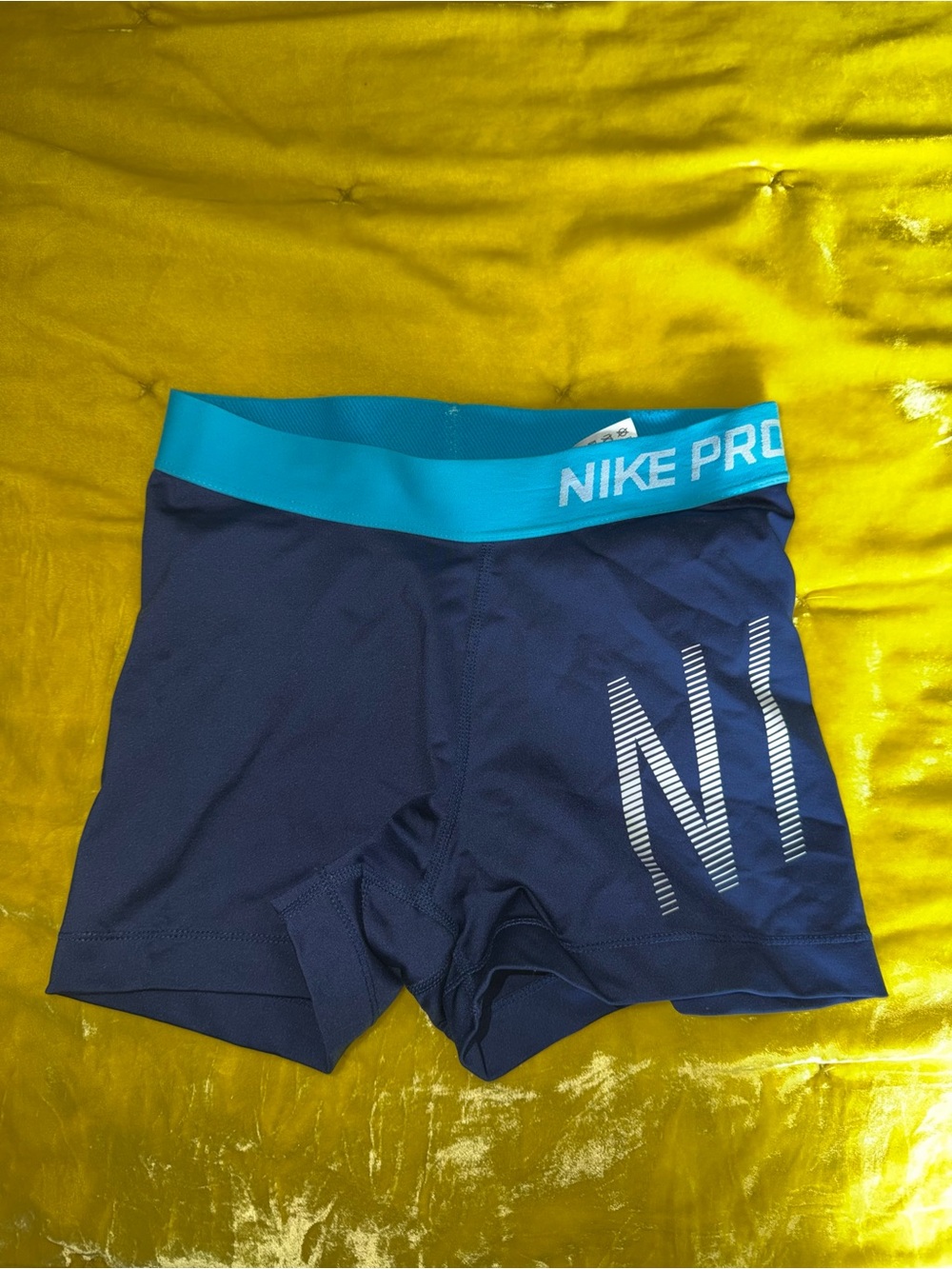 Nike Pro Blue Compression shorts